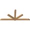Ekena Millwork Kennewick Timber Gable Bracket, Western Red Cedar, 108"W x 49"H x 3 1/2"D x 5 1/2"F, 11/12 Pitch GBW108X49X0406KEN00SWR - alternate 2